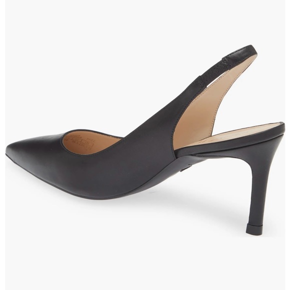 Stuart Weitzman Linsi Pointed Toe Slingback Pump - Picture 3 of 8